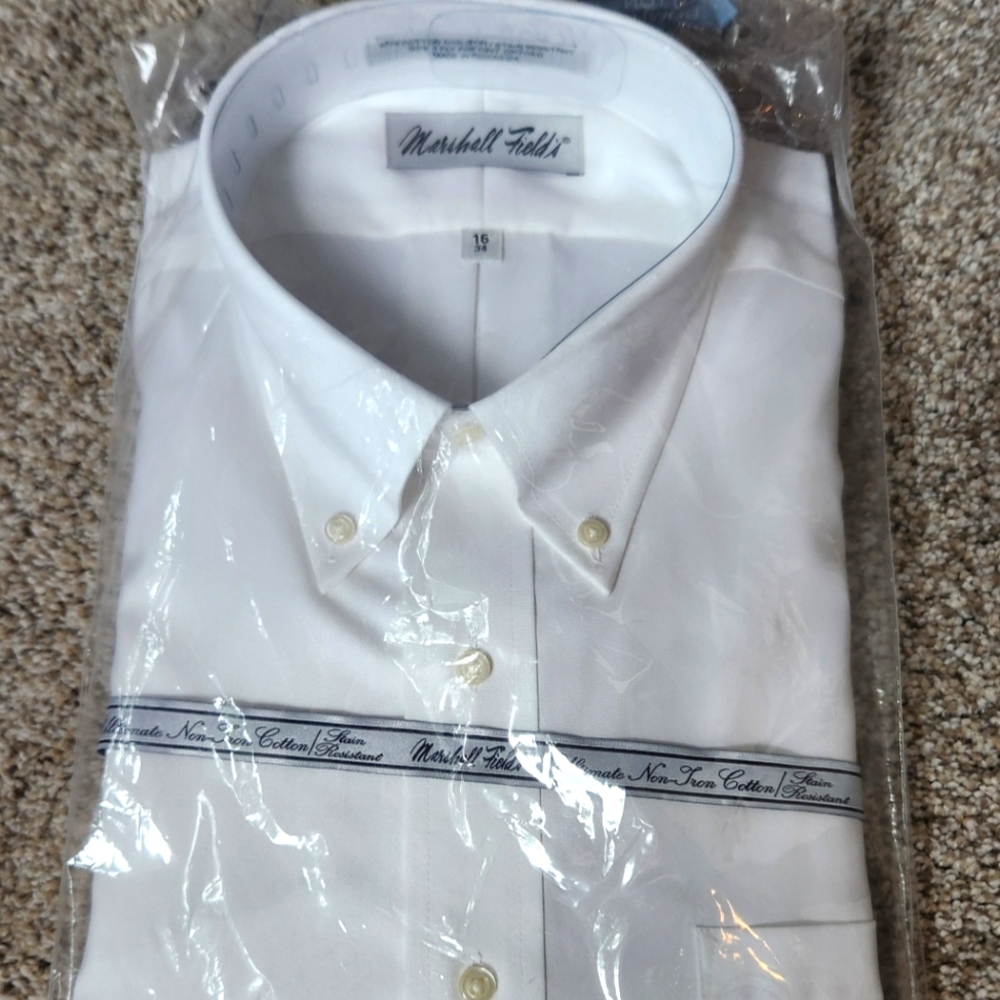 Men's Classic White Dress Shirt